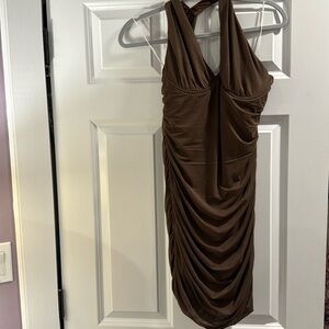 Brown cinched, Princess Polly Dress